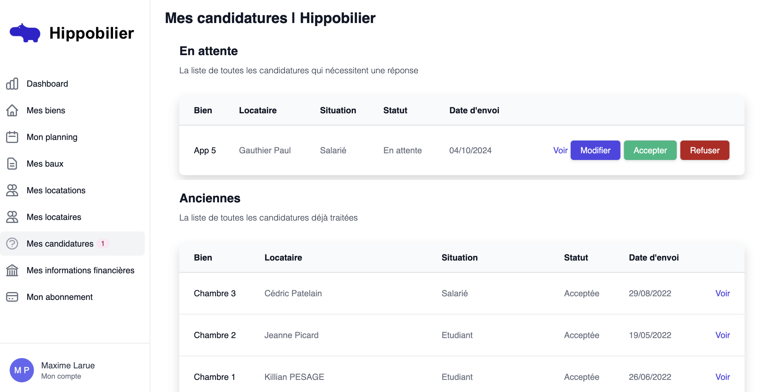 Hippobilier screenshot